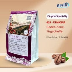 (405) Specialty Arabica Ethiopia Yirgacheffe – Hương Hoa, Chanh, Quả Mọng – 120g/200g/250g